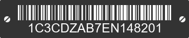 2014 DODGE Avenger 1C3CDZAB7EN148201 VIN decoded