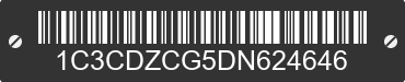 2013 DODGE Avenger 1C3CDZCG5DN624646 VIN decoded