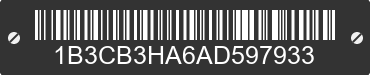 2010 DODGE Caliber 1B3CB3HA6AD597933 VIN decoded
