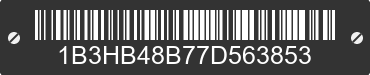 2007 DODGE Caliber 1B3HB48B77D563853 VIN decoded