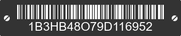 2009 DODGE Caliber 1B3HB48O79D116952 VIN decoded