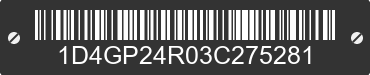2003 DODGE Caravan/Grand Caravan 1D4GP24R03C275281 VIN decoded