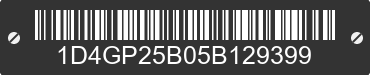 2005 DODGE Caravan/Grand Caravan 1D4GP25B05B129399 VIN decoded