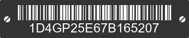 2007 DODGE Caravan/Grand Caravan 1D4GP25E67B165207 VIN decoded