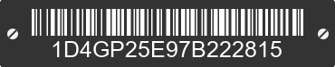 2007 DODGE Caravan/Grand Caravan 1D4GP25E97B222815 VIN decoded