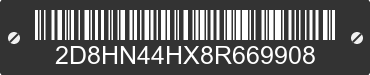 2008 DODGE Caravan/Grand Caravan 2D8HN44HX8R669908 VIN decoded