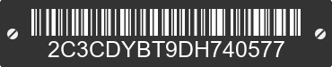 2013 DODGE Challenger 2C3CDYBT9DH740577 VIN decoded