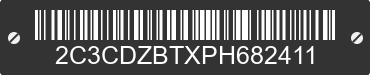 2023 DODGE Challenger 2C3CDZBTXPH682411 VIN decoded