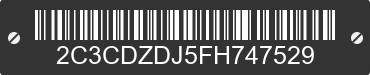 2015 DODGE Challenger 2C3CDZDJ5FH747529 VIN decoded
