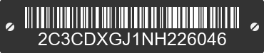 2022 DODGE Charger 2C3CDXGJ1NH226046 VIN decoded