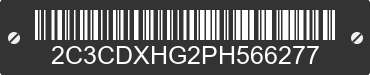 2023 DODGE Charger 2C3CDXHG2PH566277 VIN decoded