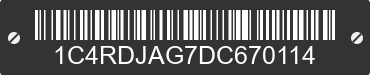 2013 DODGE Durango 1C4RDJAG7DC670114 VIN decoded