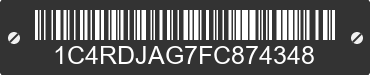 2015 DODGE Durango 1C4RDJAG7FC874348 VIN decoded