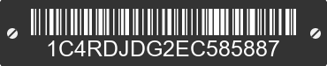 2014 DODGE Durango 1C4RDJDG2EC585887 VIN decoded