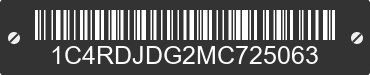 2021 DODGE Durango 1C4RDJDG2MC725063 VIN decoded