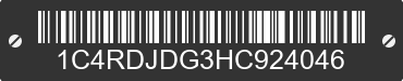 2017 DODGE Durango 1C4RDJDG3HC924046 VIN decoded