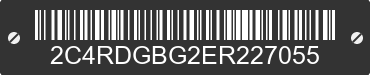 2014 DODGE Grand Caravan 2C4RDGBG2ER227055 VIN decoded