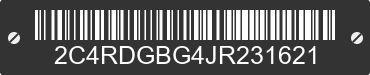 2018 DODGE Grand Caravan 2C4RDGBG4JR231621 VIN decoded