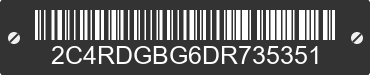 2013 DODGE Grand Caravan 2C4RDGBG6DR735351 VIN decoded