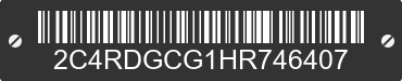 2017 DODGE Grand Caravan 2C4RDGCG1HR746407 VIN decoded