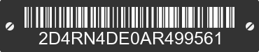 2010 DODGE Grand Caravan 2D4RN4DE0AR499561 VIN decoded