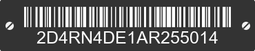 2010 DODGE Grand Caravan 2D4RN4DE1AR255014 VIN decoded