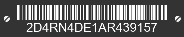 2010 DODGE Grand Caravan 2D4RN4DE1AR439157 VIN decoded