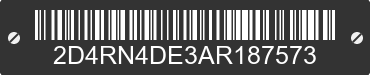 2010 DODGE Grand Caravan 2D4RN4DE3AR187573 VIN decoded