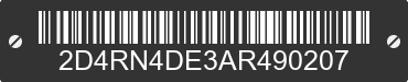 2010 DODGE Grand Caravan 2D4RN4DE3AR490207 VIN decoded