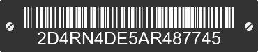 2010 DODGE Grand Caravan 2D4RN4DE5AR487745 VIN decoded