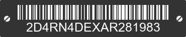 2010 DODGE Grand Caravan 2D4RN4DEXAR281983 VIN decoded