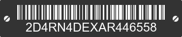 2010 DODGE Grand Caravan 2D4RN4DEXAR446558 VIN decoded