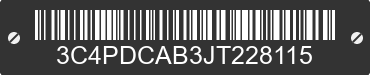 2018 DODGE Journey 3C4PDCAB3JT228115 VIN decoded