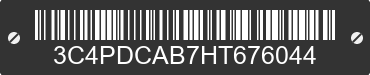 2017 DODGE Journey 3C4PDCAB7HT676044 VIN decoded