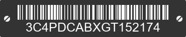 2016 DODGE Journey 3C4PDCABXGT152174 VIN decoded