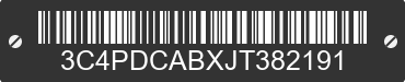2018 DODGE Journey 3C4PDCABXJT382191 VIN decoded