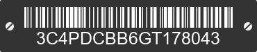 2016 DODGE Journey 3C4PDCBB6GT178043 VIN decoded