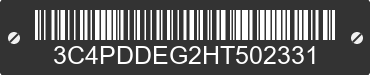 2017 DODGE Journey 3C4PDDEG2HT502331 VIN decoded