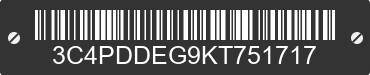 2019 DODGE Journey 3C4PDDEG9KT751717 VIN decoded