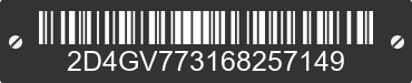 2006 DODGE Magnum 2D4GV773168257149 VIN decoded
