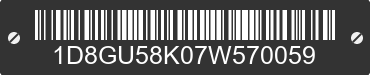 2007 DODGE Nitro 1D8GU58K07W570059 VIN decoded
