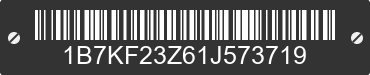 2001 DODGE Ram 1B7KF23Z61J573719 VIN decoded