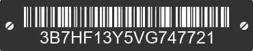 1997 DODGE Ram 3B7HF13Y5VG747721 VIN decoded