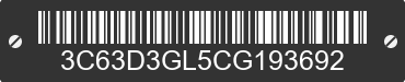 2012 DODGE Ram 3C63D3GL5CG193692 VIN decoded