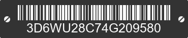2004 DODGE Ram 3D6WU28C74G209580 VIN decoded