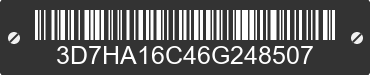 2006 DODGE Ram 3D7HA16C46G248507 VIN decoded