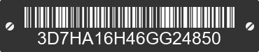 2006 DODGE Ram 3D7HA16H46GG24850 VIN decoded