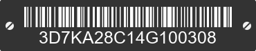 2004 DODGE Ram 3D7KA28C14G100308 VIN decoded
