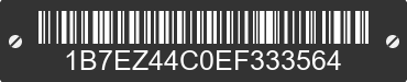 1984 DODGE Rampage 1B7EZ44C0EF333564 VIN decoded