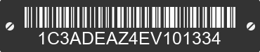 2014 DODGE Viper 1C3ADEAZ4EV101334 VIN decoded